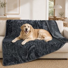 LOOBANI Waterproof Pet Blanket for Couch Soft Flannel Couch Cover 50 x60