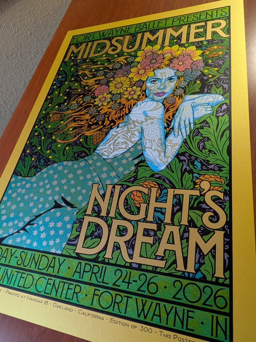 Chuck Sperry Midsummer Nights Dream Print Gold Variant Edition Of