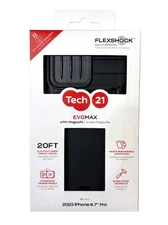 Tech 21 EvoMax with Magsafe Case for iPhone 15 Pro Max - Black