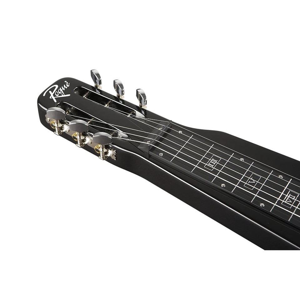 Guitarra Rogue RLS-1 Lap Steel con soporte y estuche negro metálico Foto 4 de 4