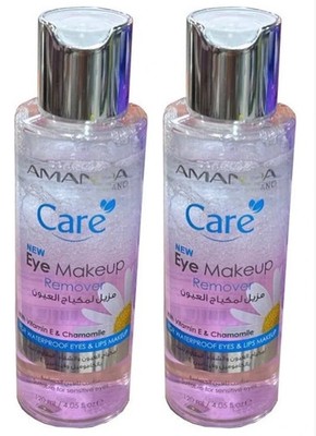 2 Pcs Amanda Eye Makeup Remover For Waterproof eyes & Lips Makeup 2 X 120ml
