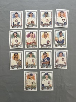 CHICAGO CUBS 2025 TOPPS ALLEN & GINTER (14) BASE TEAM SET - No SPs