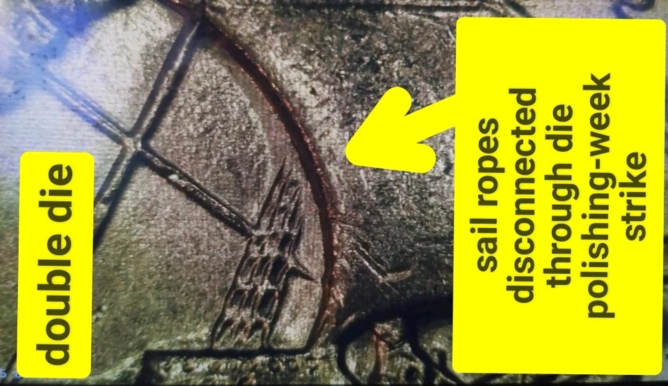 New Error 2000 US Quarters Virginia 24K GOLD PLATED from set commemorative - Image 3 of 4