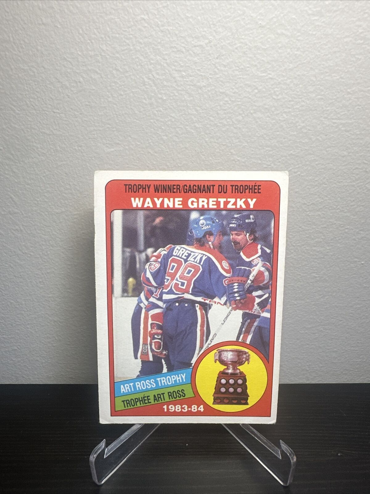 1984-85 WAYNE GRETZKY O-PEE-CHEE HOCKEY CARD #373 "BEAUTY" NICE