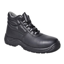Image of PORTWEST Compositelite Safety Boot S1 Black Padded Slip Resistant FC21