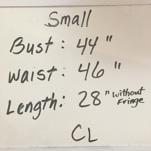 Vintage Fransen Karo Jacke Hemd (USA) Judy Knapp California Knopfleiste Small - Bild 10 von 10