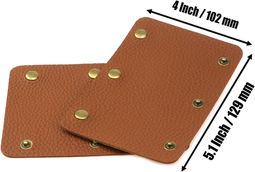 2 PCS Handbag Handle, Leather Wrap Covers Purse Wallet Handle,Protector Strap Co - Picture 2 of 6