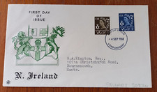 10 FDC Definitivees from Norther Ireland