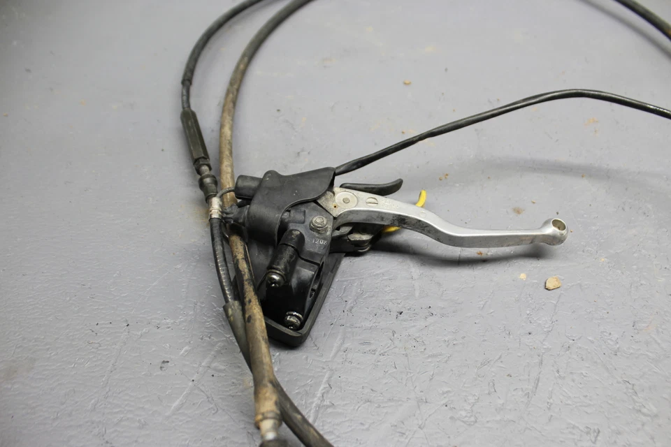 Kawasaki Prairie 650 2002 conjunto de palanca de freno de estacionamiento con cables Foto 3 de 4