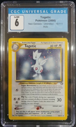 Togetic (Unlimited) graded CGC 6 for sale on eBay