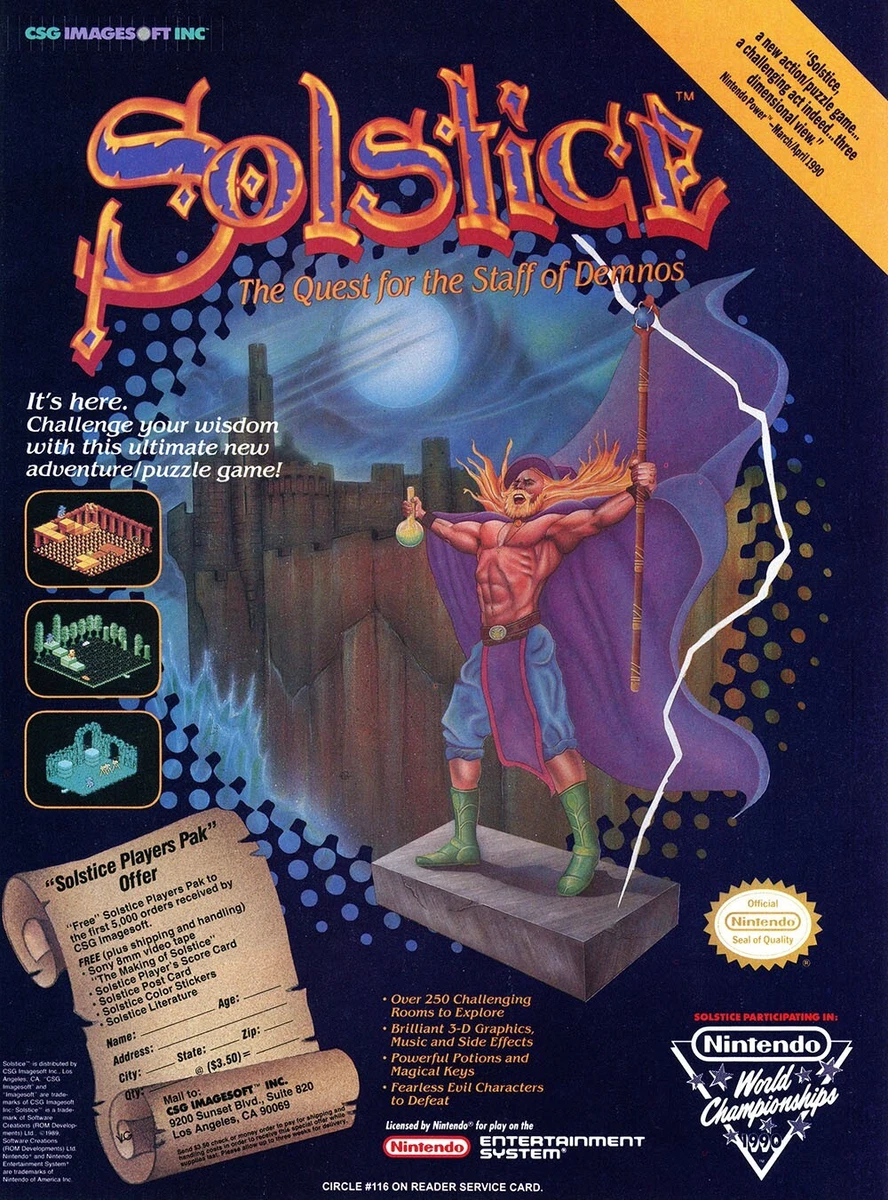 Solstice online game nes