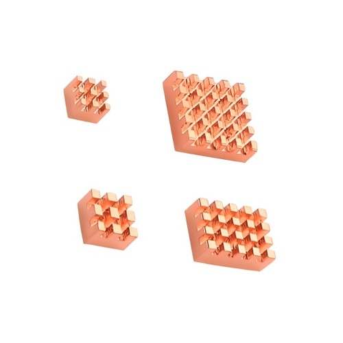 Copper Heatsinks For RPI 4B Development Board Efficient Heat Dissipation 4PCS - Bild 7 von 8