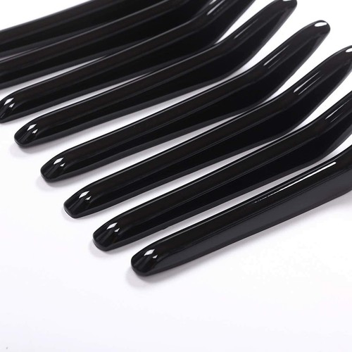 Borde de tira decorativa de parrilla frontal negra para piano 8 piezas para Maserati Levante 2016-2021 - Imagen 5 de 7