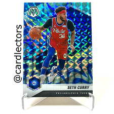 2020-21 Panini Mosaic Basketball SETH CURRY #97 Reactive Blue PRIZM Parallel SP