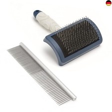 Mikki Hunde- und Welpen-Fellpflege-Starterset aus Edelstahlkamm und