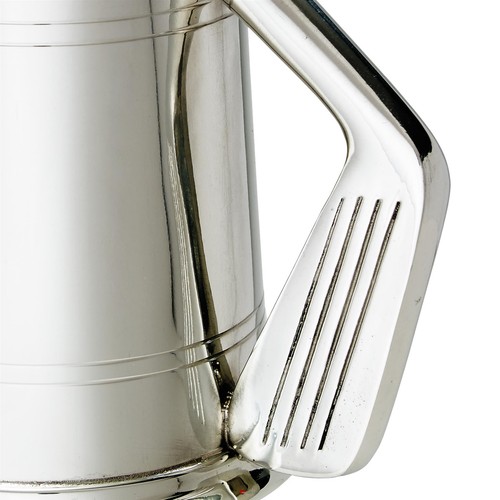 Pewter Tankard 1 Pint Plain Double Lines Golf Club Handle Perfect for Engraving - Picture 3 of 5
