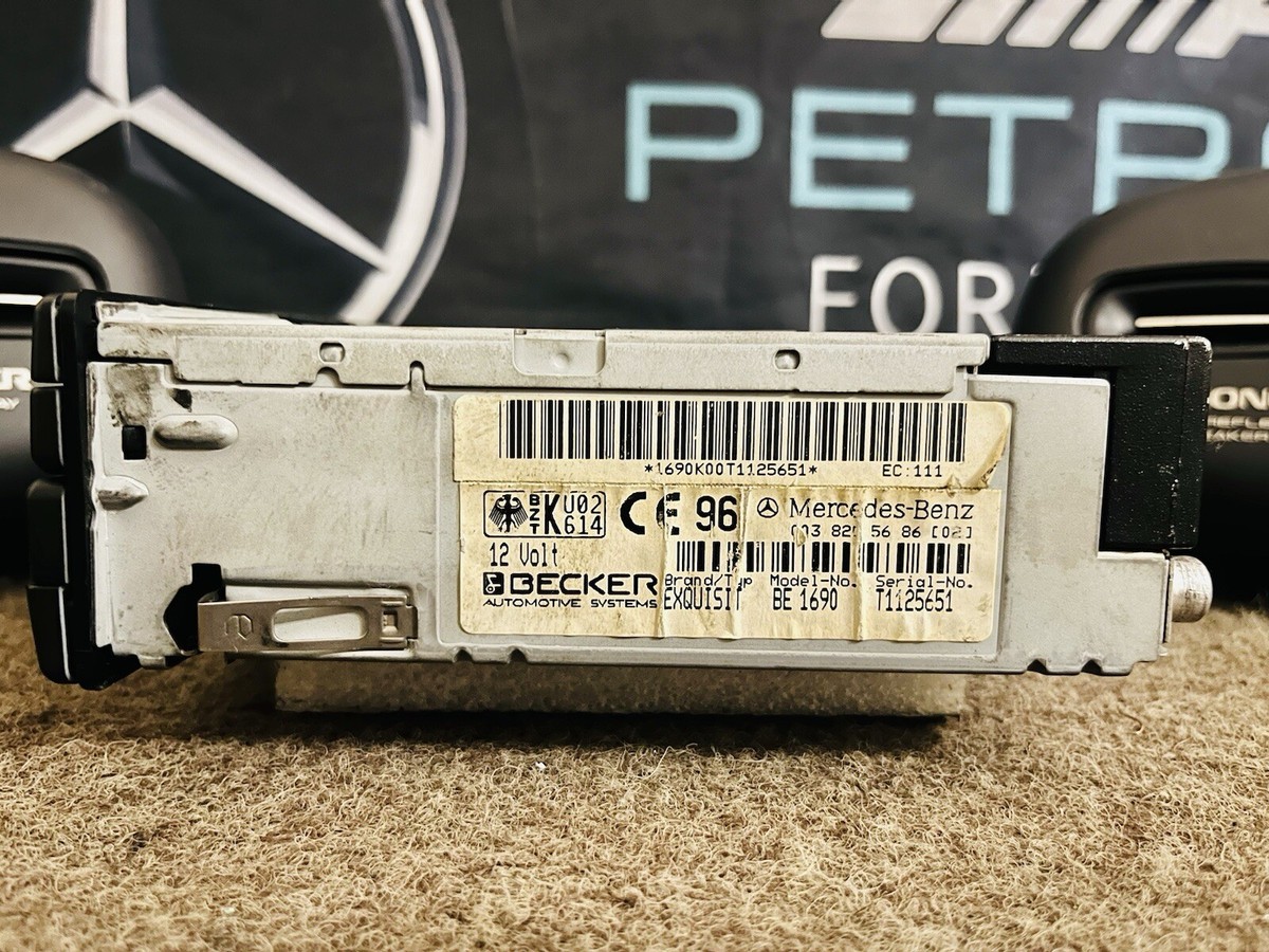 ベンツW124.500Eベッカーカーオーディオ Mercedes Special Becker BE1650 Radio RDS Cassette Auto-Radio