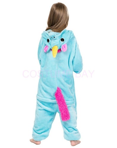 Kids Children's Onesie Unisex Kigurumi Animal Jumpsuit Costume Pajamas Sleepwear - Picture 152 of 183