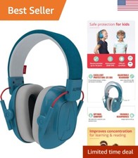 Noise Cancelling Headphones for Kids - Sensory Aid, Adjustable Headband - Blue