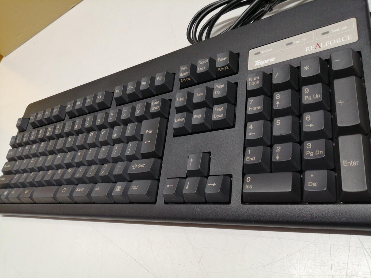 TOPRE Wired Keyboard Model: REALFORCE SJ08B0 Superior key touch