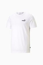 Image of PUMA Essentials Small Logo T-Shirt Top Crew Neck Short Sleeve - Mens