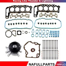 Timing Cover Gasket Head Gasket Bolts Set Water Pump For 02-03 Dodge Dakota 4.7L