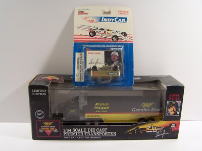 Indy Car  Bobby Rahal Miller Genuine Draft Racing 1:64 Transporter & 1:64 Car