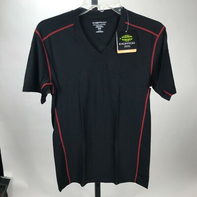 ExOfficio Give-N-Go  Sport Mesh Shirt - V-Neck, Short Sleeve Small
