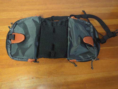 Eddie Bauer Travel Backpack Pet Dog Orange Rust Outdoor Hiking Bag Medium/Large - Picture 7 of 10