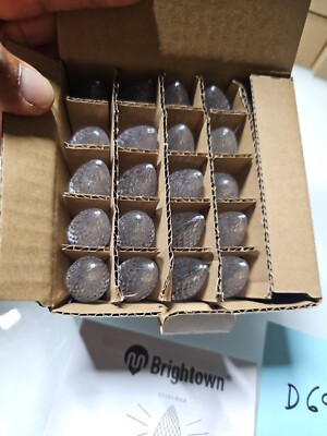 Brightown C7 Led Bulb Christmas Light Bulb 25pcs Pure White  ''BRAND NEW ''