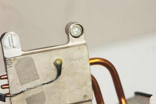 CPU Heatsink w/ Temp Sensor 730-0591 - Apple iMac 21.5" i5 Desktop A1311 2009 - Picture 6 of 8