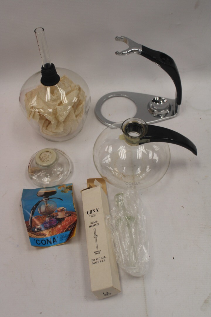 Vintage CONA Coffee Maker Standard Presentation Set 2 Pints/ 1.13L
