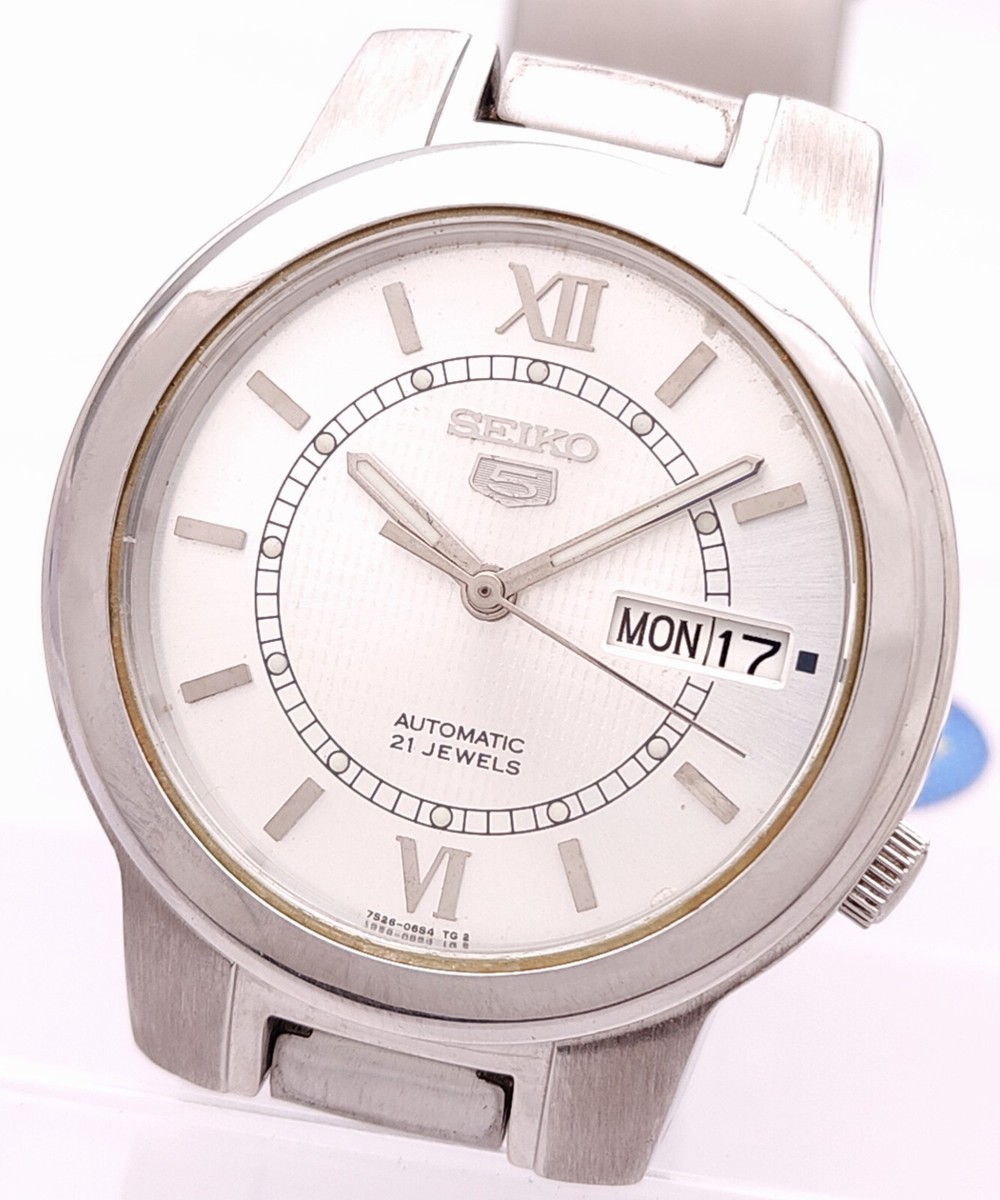 SEIKO 5 AUTOMATIC 7S26-02N0 Day/Date Japan Made 