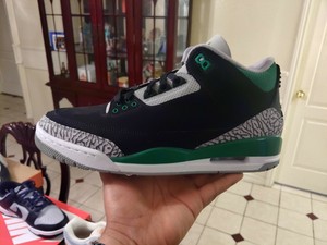 Tamaño 11.5 - Air Jordan 3 Verde Pino | eBay