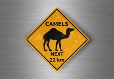 aufkleber sticker auto sign achtung australien straßenschild kamel