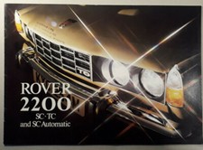 Rover 2200 P6 Brochure 1974 - SC TC