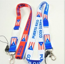 Puerto Rico Lanyards   Assorted Color Combos 