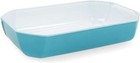 PYREX Glass Blue Platters