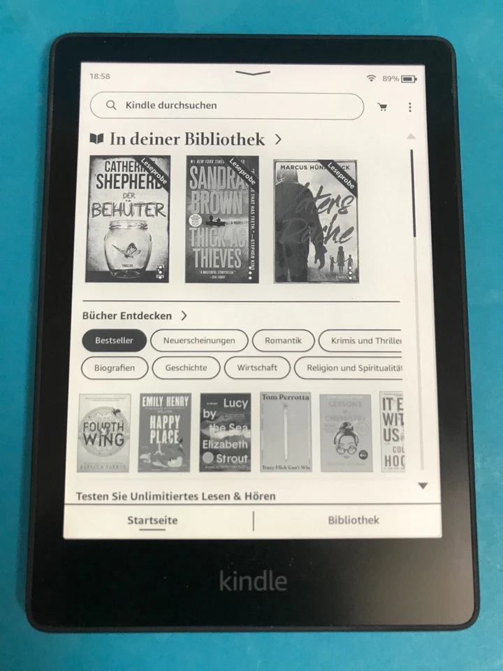 Kindle Paperwhite (11. Gen) - 8-16-32GB SignEdit. , WIFI, 6.8"-OHNE Werbung-TOP- - Bild 3 von 4