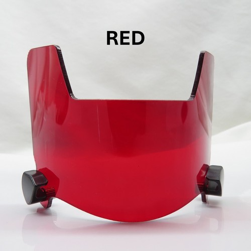 MINI HELMETS VISOR AND CLIPS (HARD STYLE) 19 COLORS TO CHOOSE FROM - Picture 5 of 20