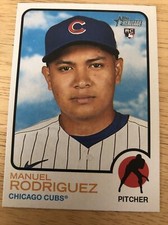 2022 Heritage Base #291 Manuel Rodriguez - Chicago Cubs RC