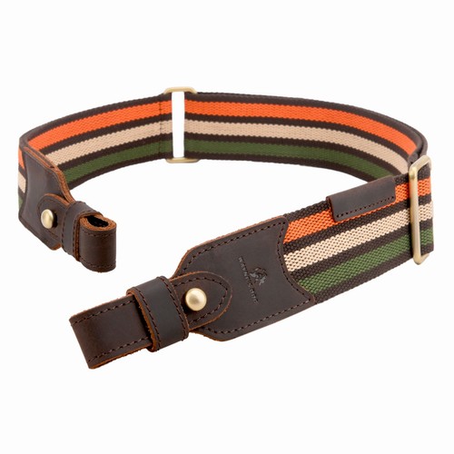Eslinga de cuero y algodón suave para rifle, correas para el hombro de escopeta de 2 pulgadas de ancho - Imagen 27 de 46