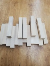 1" x 1" x 6"x 100 pieces Basswood Carving Wood Blocks Craft Lumber KILN DRIED 