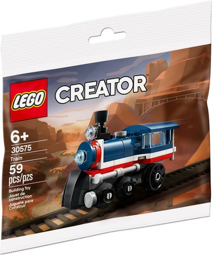 LEGO 30575 Creator Train Locomotive Polybag Sealed New Retired Small Town USA - Picture 2 of 2