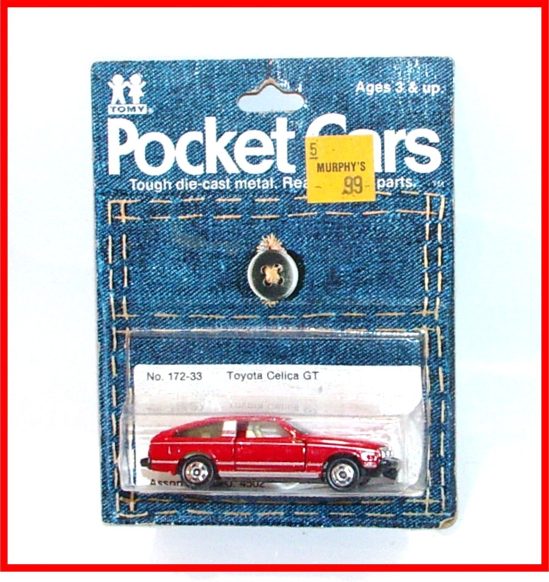 Tomy: (1978) _ Pocket Cars #172-33 _ Toyota Celica _ (MOC) | eBay