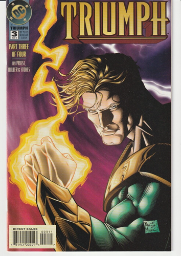 Triumph #1,2,3,4 Complete Set/Christopher Priest/Mike Miller/DC Comics/1995 - Picture 3 of 4