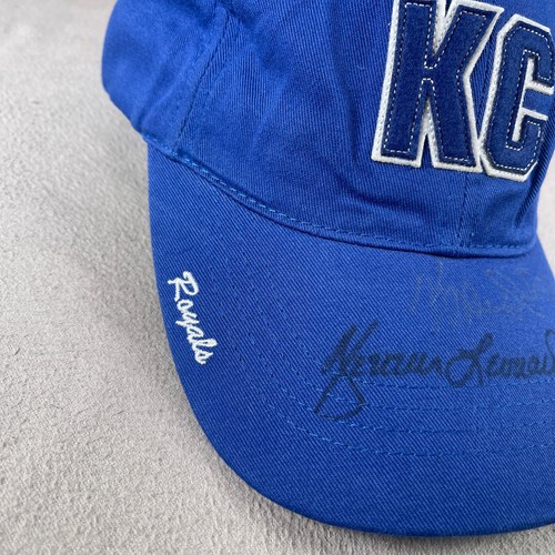 Cappello Kansas City Royals uomo taglia unica blu strapback berretto MLB baseball firmato - Foto 7 di 12
