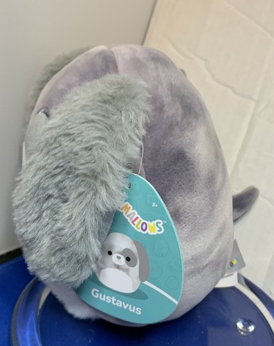 Peluche Kelly Toys 7” Gustrava Il Cane Grigio Ultimate Morbido Animale Peluche - Foto 4 di 6