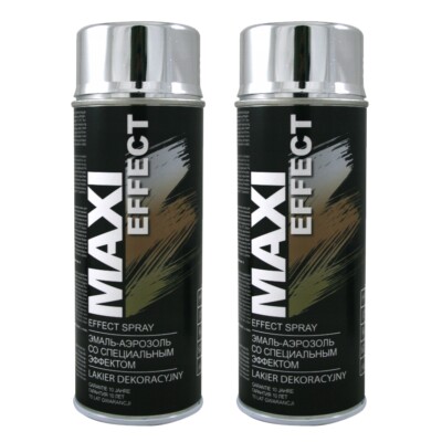 Chromspray Chrome Effektspray 2 x 400ml Spray Chromlack Chromefarbe MOTIP DUPLI