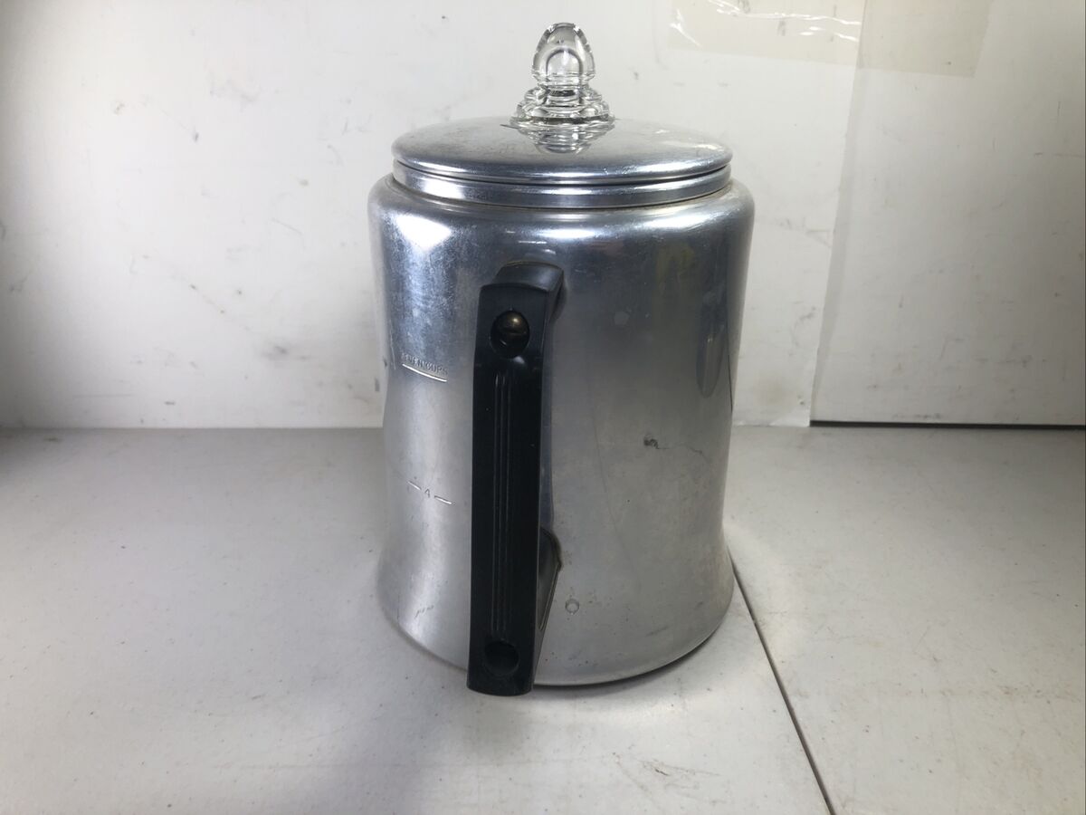 Vintage Coffee Percolator 7 Cup Kitchen Pride by Mirro #497 Stove Top Complete Vintage Coffee Percolator 7 Cup Kitchen Pride by Mirro #497 Stove Top Complete